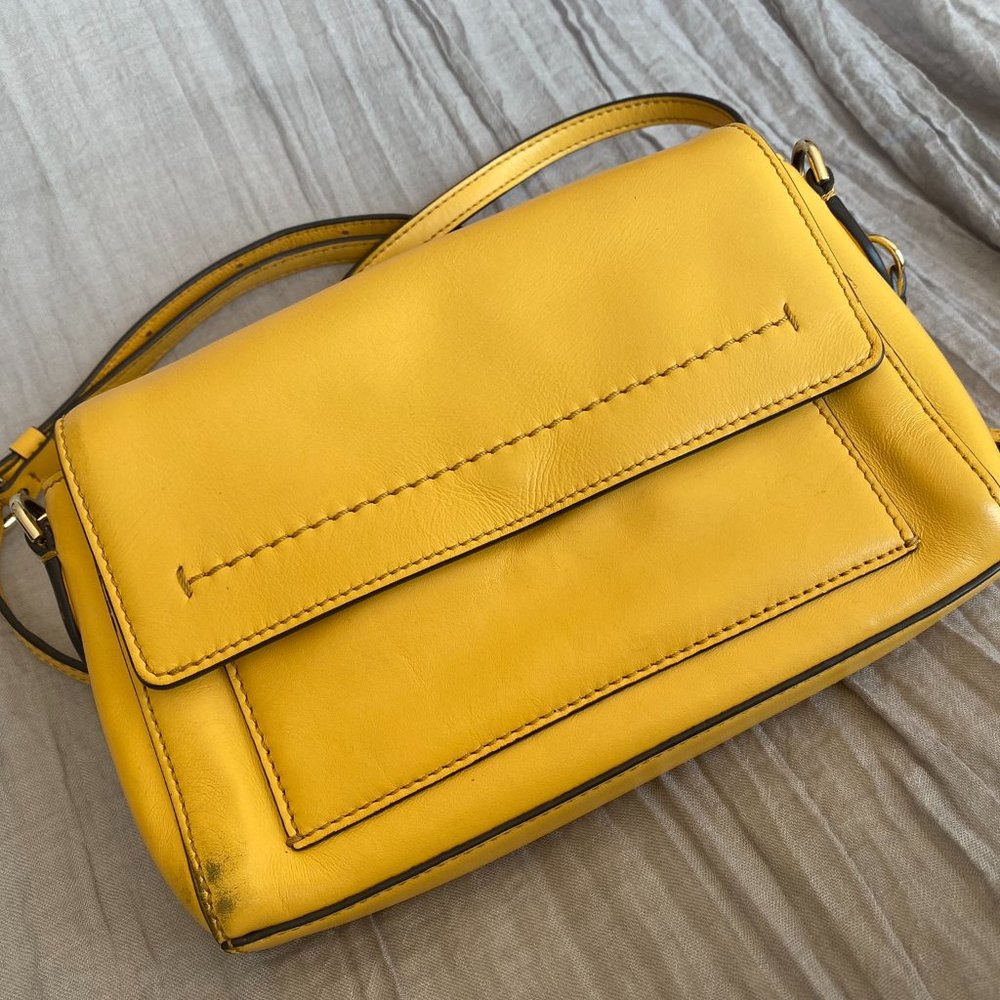 Cole Haan Yellow Crossbody Purse